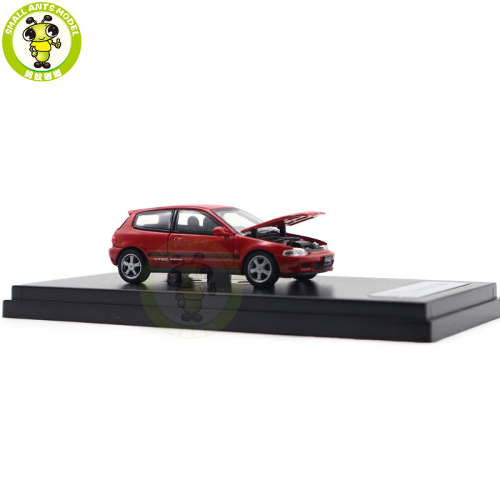 1/64 LCD Honda Civic EG6 Diecast Model Toy Car Gifts For Friends Father