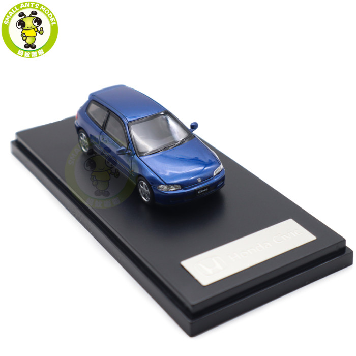 1/64 LCD Honda Civic EG6 Diecast Model Toy Car Gifts For Friends Father