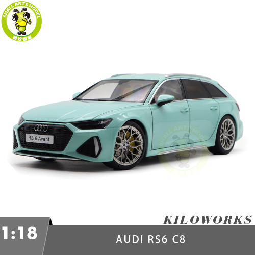 1/18 Audi RS 6 RS6 C8 Avant KILO WORKS Diecast Model Toy Cars Boys Girls Gifts