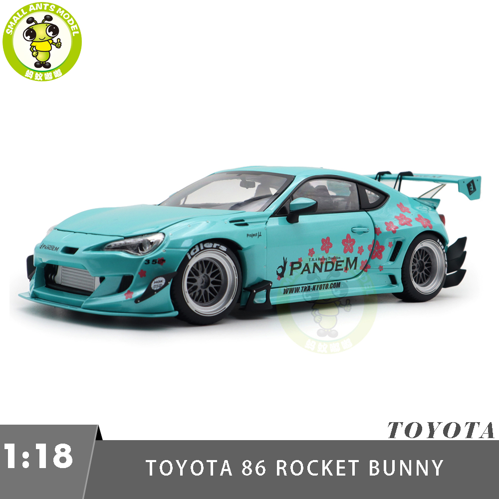 1/18 Toyota 86 Rocket Bunny Racing Car Diecast Model Car Toys