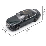 1/18 Mercedes Benz S600 S CLASS W223 AMG Line 2021 Norev 183802 Black Diecast Model Toy Car Gifts For Friends Father