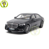 1/18 Mercedes Benz S600 S CLASS W223 AMG Line 2021 Norev 183802 Black Diecast Model Toy Car Gifts For Friends Father