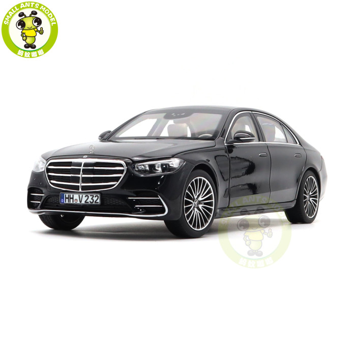1/18 Mercedes Benz S600 S CLASS W223 AMG Line 2021 Norev 183802 Black Diecast Model Toy Car Gifts For Friends Father