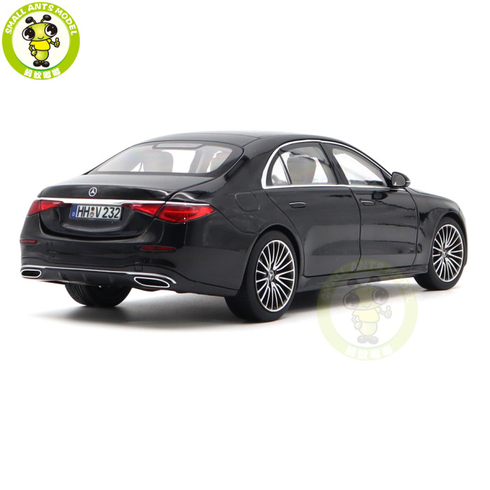 1/18 Mercedes Benz S600 S CLASS W223 AMG Line 2021 Norev 183802 Black Diecast Model Toy Car Gifts For Friends Father
