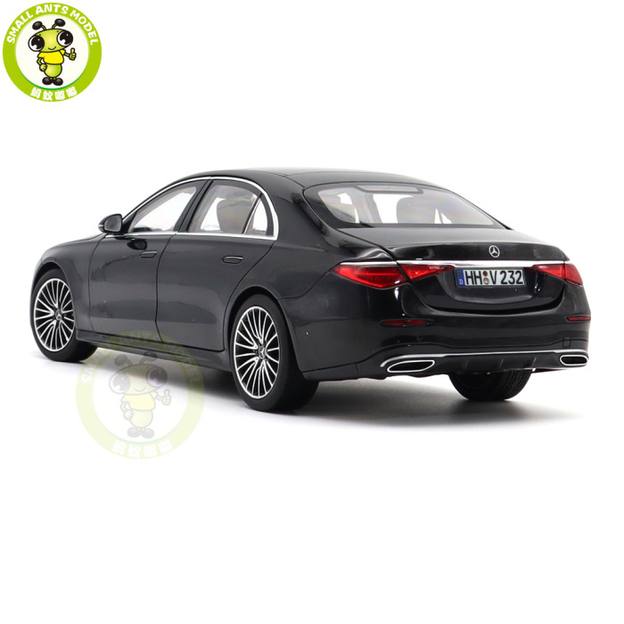 1/18 Mercedes Benz S600 S CLASS W223 AMG Line 2021 Norev 183802 Black Diecast Model Toy Car Gifts For Friends Father