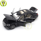 1/18 Mercedes Benz S600 S CLASS W223 AMG Line 2021 Norev 183802 Black Diecast Model Toy Car Gifts For Friends Father