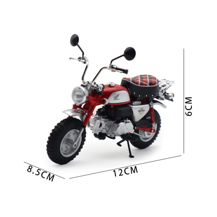 1/12 AOSHIMA Honda Monkey 2009 Diecast Model Motorcycle Car Toy Gifts For Friends Father
