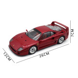 1/18 Ferrari F40 Kyosho 08416RM-G Metallic Red Diecast Model Toy Cars Gifts For Father Friends