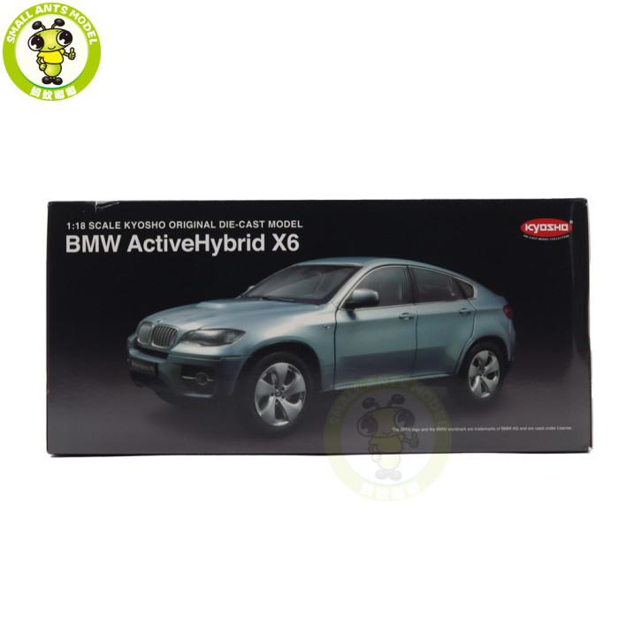 1/18 BMW ActiveHybrid X6 Kyosho 08763 Diecast Model Toy Cars Gifts For Father Friends