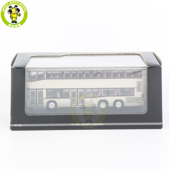 1/76 Neoplan Centroliner HongKong KMB Double Decker Bus Diecast Model Toy Bus Car Gifts For Friends