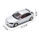 1/18 MOTORHELIX Honda CIVIC Type R EK9-120 Diecast Model Toy Car Gifts For Father Friends