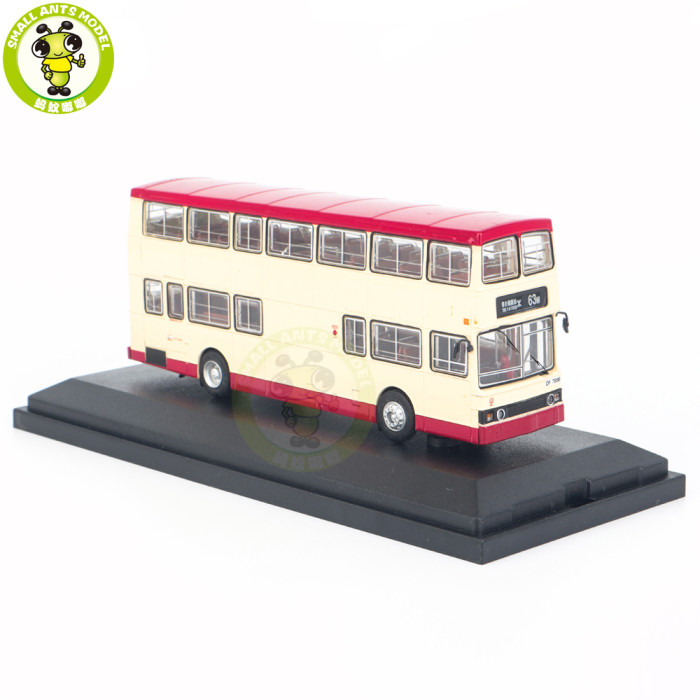 1/76 Benz O305 HongKong Double Decker Bus Diecast Model Toy Bus Car Gifts For Friends