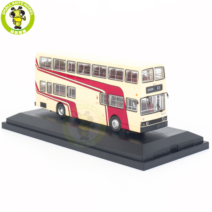 1/76 Benz O305 HongKong Double Decker Bus Diecast Model Toy Bus Car Gifts For Friends