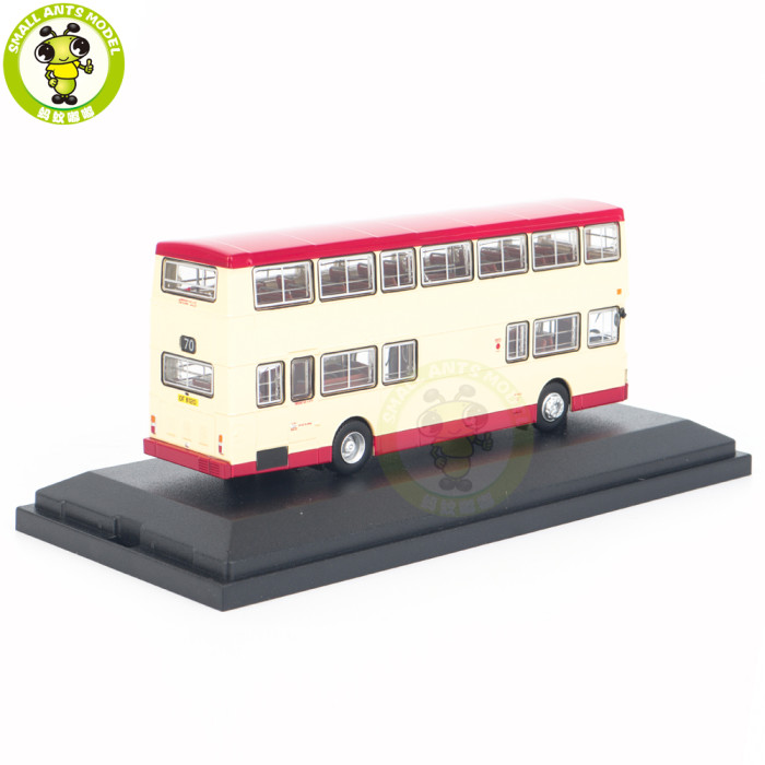 1/76 Benz O305 HongKong Double Decker Bus Diecast Model Toy Bus Car Gifts For Friends