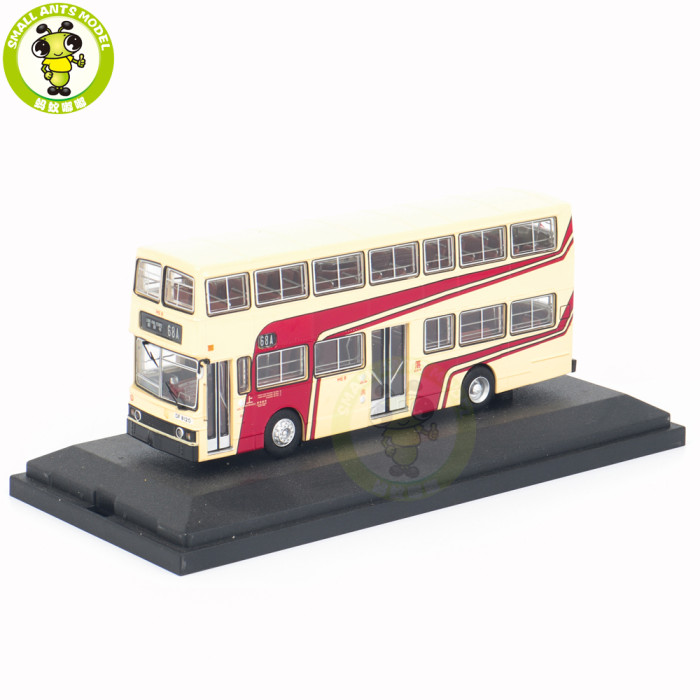 1/76 Benz O305 HongKong Double Decker Bus Diecast Model Toy Bus Car Gifts For Friends