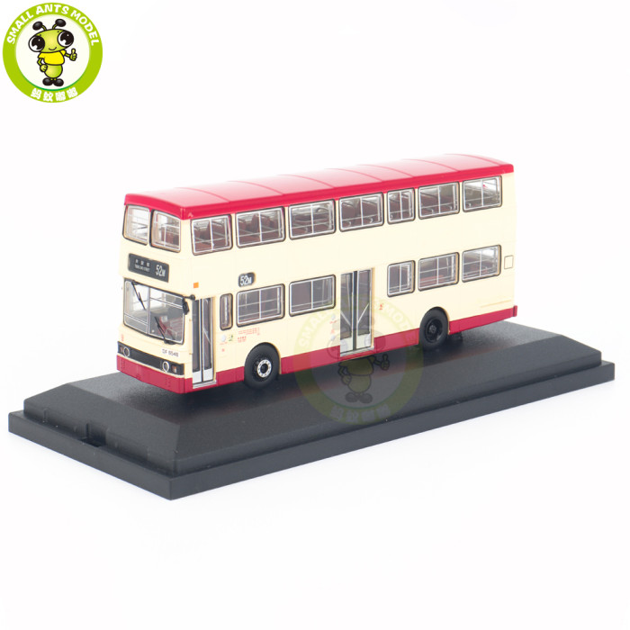 1/76 Benz O305 HongKong Double Decker Bus Diecast Model Toy Bus Car Gifts For Friends