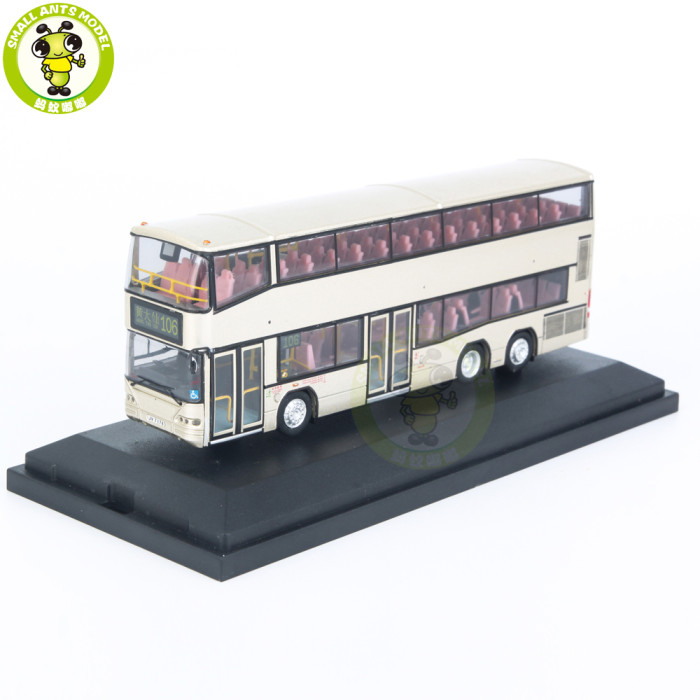 1/76 Neoplan Centroliner HongKong KMB Double Decker Bus Diecast Model Toy Bus Car Gifts For Friends