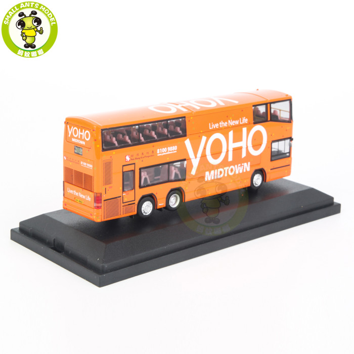 1/76 Neoplan Centroliner HongKong KMB Double Decker Bus Diecast Model Toy Bus Car Gifts For Friends
