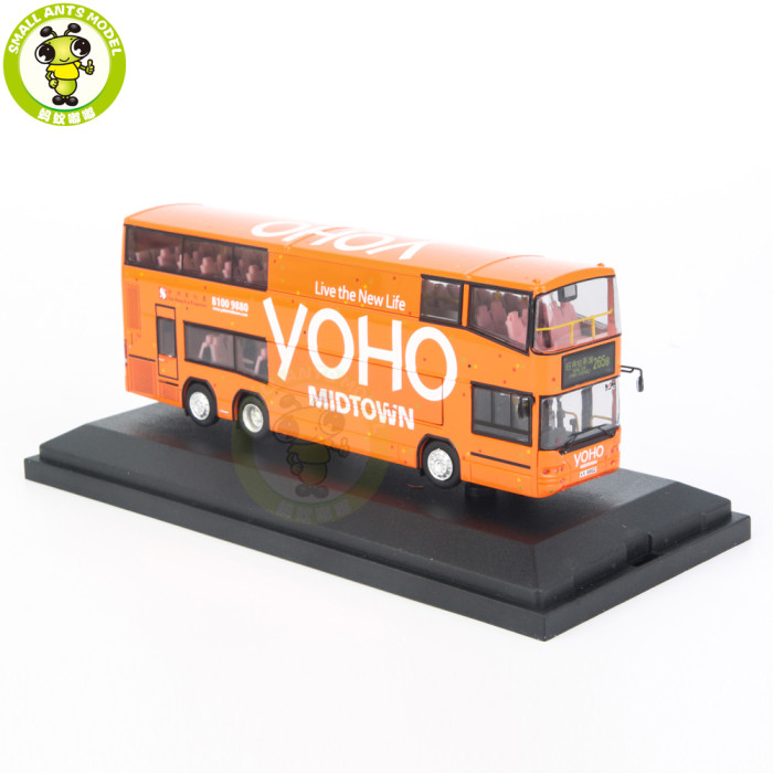 1/76 Neoplan Centroliner HongKong KMB Double Decker Bus Diecast Model Toy Bus Car Gifts For Friends
