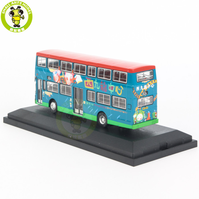 1/76 Benz O305 HongKong Double Decker Bus Diecast Model Toy Bus Car Gifts For Friends