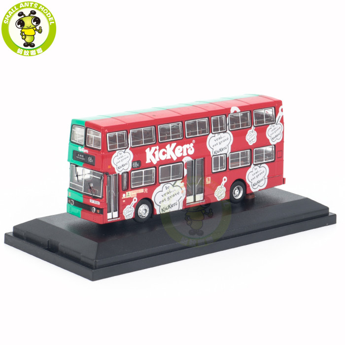 1/76 Benz O305 HongKong Double Decker Bus Diecast Model Toy Bus Car Gifts For Friends