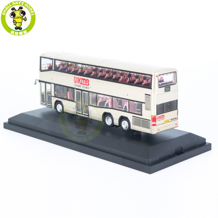 1/76 Neoplan Centroliner HongKong KMB Double Decker Bus Diecast Model Toy Bus Car Gifts For Friends