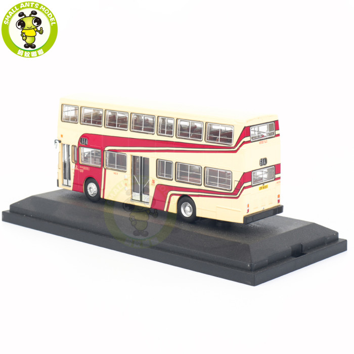 1/76 Benz O305 HongKong Double Decker Bus Diecast Model Toy Bus Car Gifts For Friends