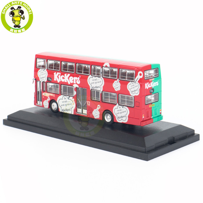 1/76 Benz O305 HongKong Double Decker Bus Diecast Model Toy Bus Car Gifts For Friends
