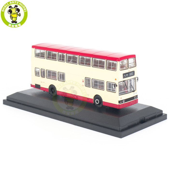 1/76 Benz O305 HongKong Double Decker Bus Diecast Model Toy Bus Car Gifts For Friends