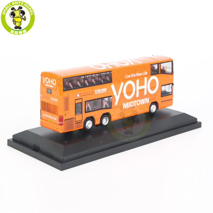 1/76 Neoplan Centroliner HongKong KMB Double Decker Bus Diecast Model Toy Bus Car Gifts For Friends