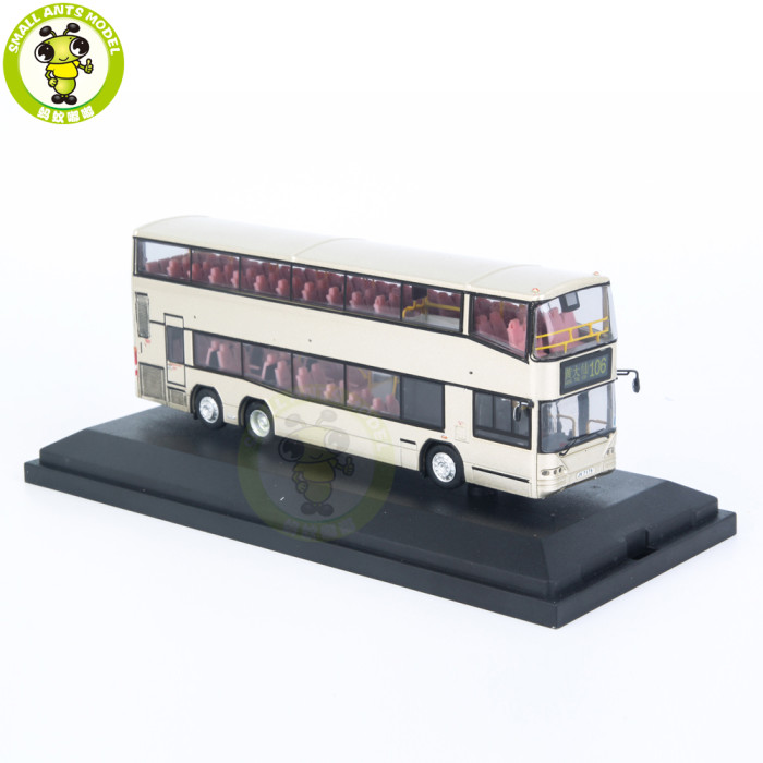 1/76 Neoplan Centroliner HongKong KMB Double Decker Bus Diecast Model Toy Bus Car Gifts For Friends