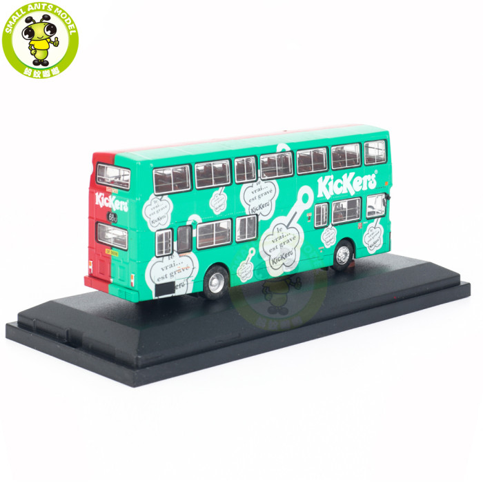 1/76 Benz O305 HongKong Double Decker Bus Diecast Model Toy Bus Car Gifts For Friends
