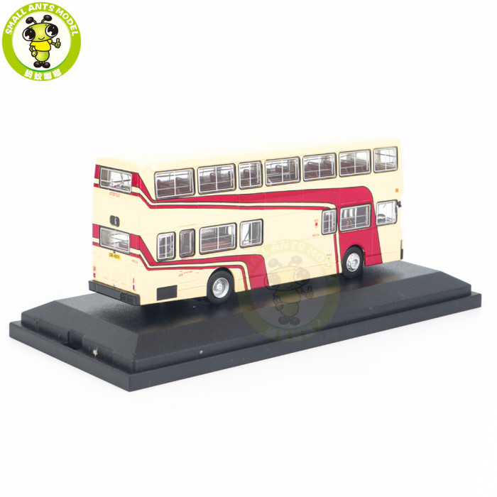 1/76 Benz O305 HongKong Double Decker Bus Diecast Model Toy Bus Car Gifts For Friends