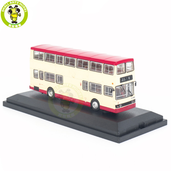1/76 Benz O305 HongKong Double Decker Bus Diecast Model Toy Bus Car Gifts For Friends