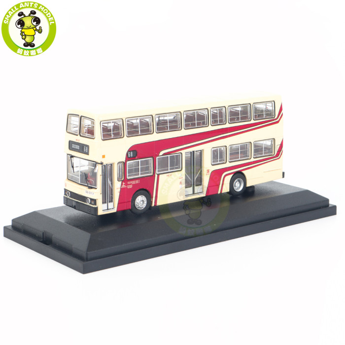 1/76 Benz O305 HongKong Double Decker Bus Diecast Model Toy Bus Car Gifts For Friends