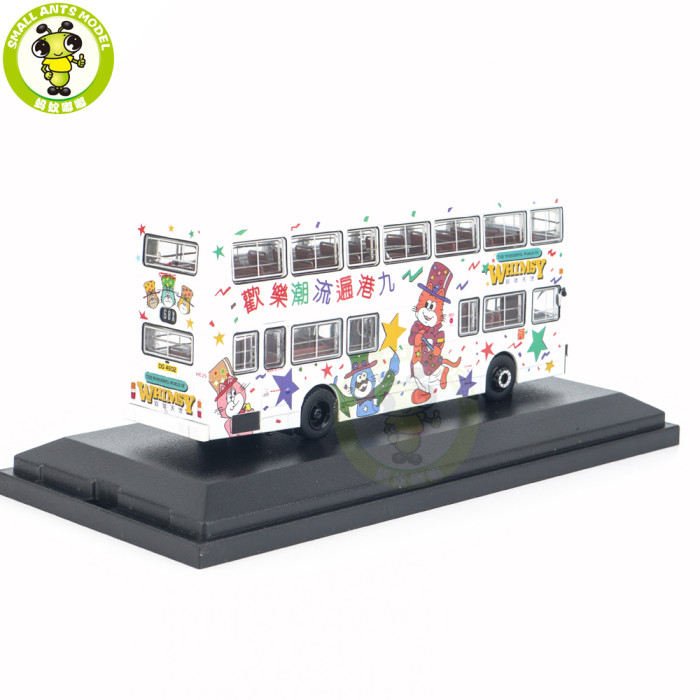 1/76 Benz O305 HongKong Double Decker Bus Diecast Model Toy Bus Car Gifts For Friends