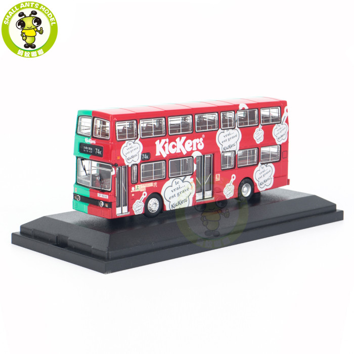 1/76 Benz O305 HongKong Double Decker Bus Diecast Model Toy Bus Car Gifts For Friends