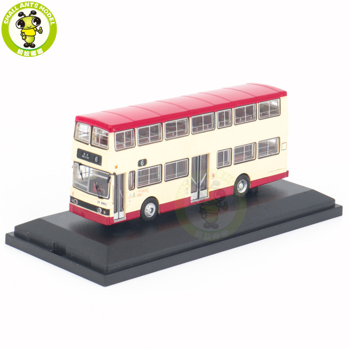 1/76 Benz O305 HongKong Double Decker Bus Diecast Model Toy Bus Car Gifts For Friends