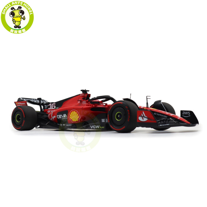 1/18 BBR 231816 Ferrari SF-23 Bahrain GP 2023 C.Leclerc #16 Diecast Model Toys Car Gifts