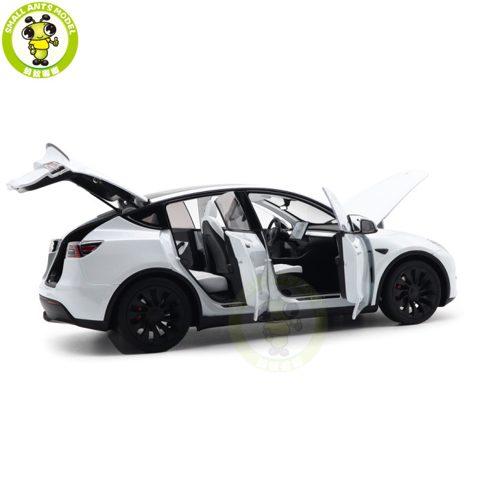 1/18 Tesla Model Y Diecast Model Toy Car Gifts For Friends Father