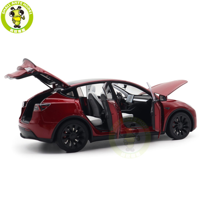 1/18 Tesla Model Y Diecast Model Toy Car Gifts For Friends Father
