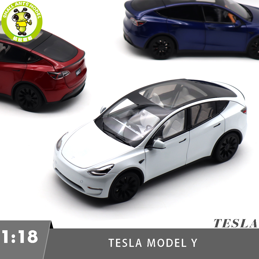 1/18 Tesla Model Y Diecast Model Toy Car Gifts For Friends Father