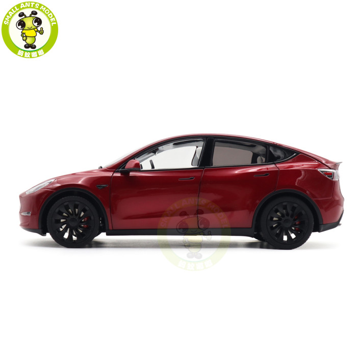 1/18 Tesla Model Y Diecast Model Toy Car Gifts For Friends Father