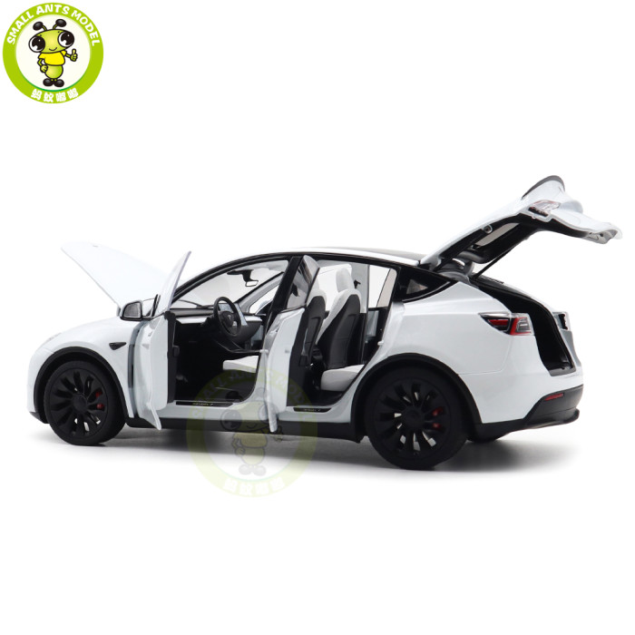 1/18 Tesla Model Y Diecast Model Toy Car Gifts For Friends Father