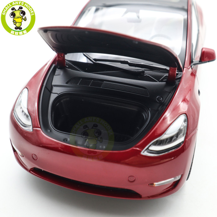1/18 Tesla Model Y Diecast Model Toy Car Gifts For Friends Father