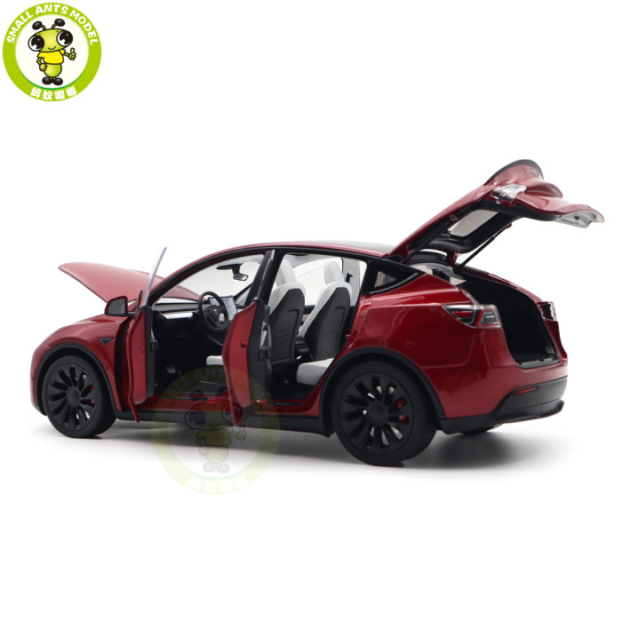 1/18 Tesla Model Y Diecast Model Toy Car Gifts For Friends Father