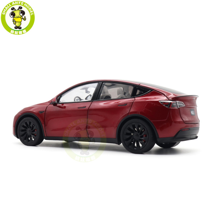 1/18 Tesla Model Y Diecast Model Toy Car Gifts For Friends Father