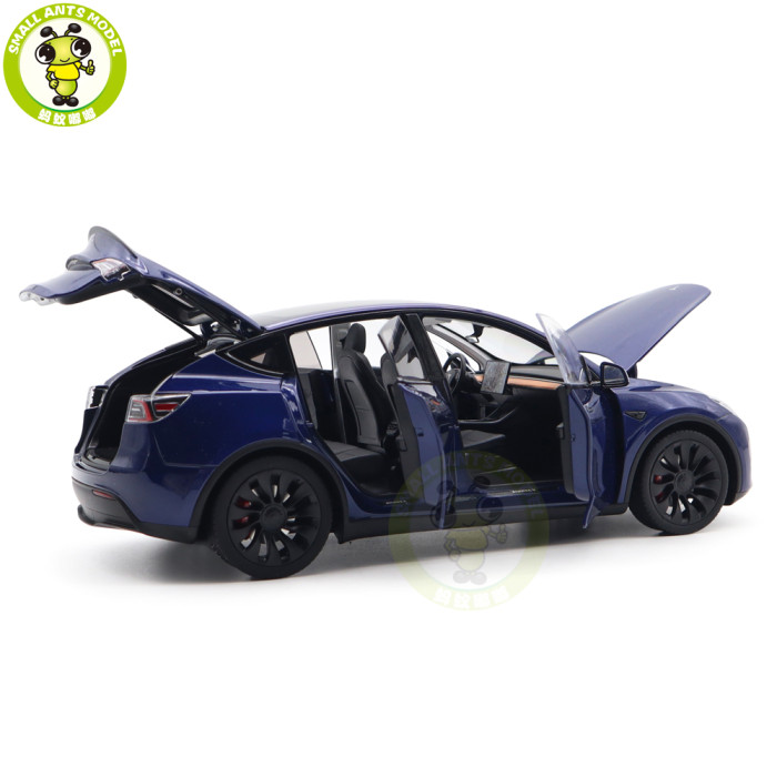 1/18 Tesla Model Y Diecast Model Toy Car Gifts For Friends Father