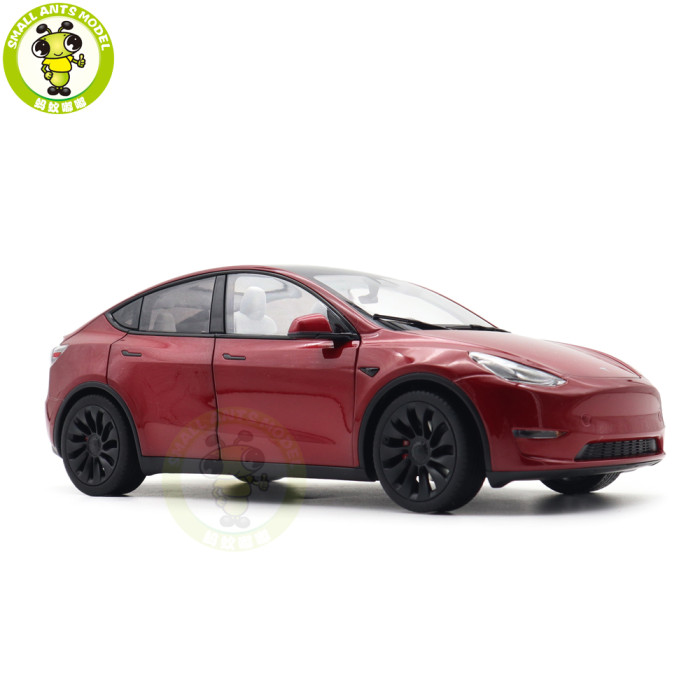 1/18 Tesla Model Y Diecast Model Toy Car Gifts For Friends Father