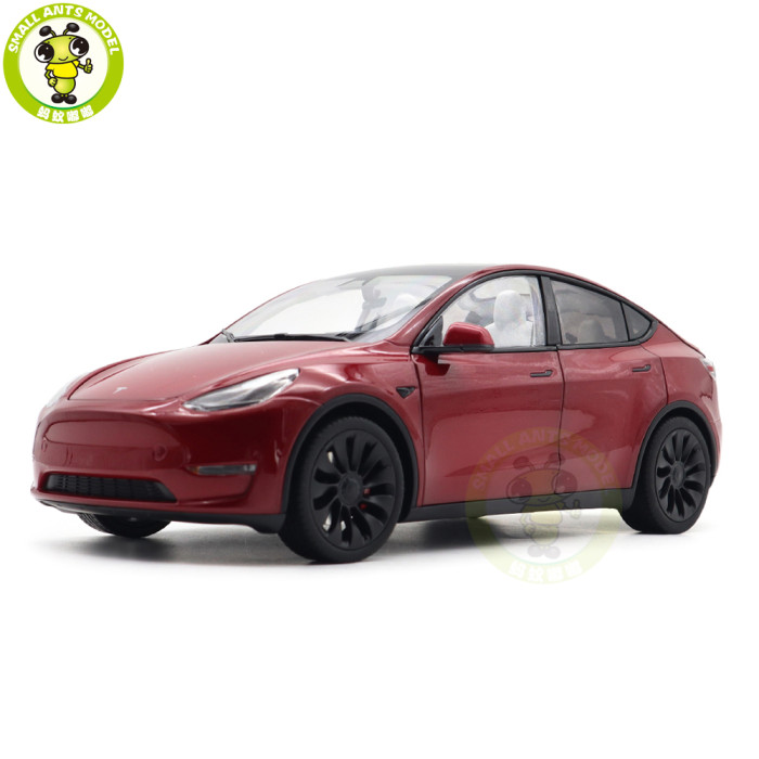 1/18 Tesla Model Y Diecast Model Toy Car Gifts For Friends Father